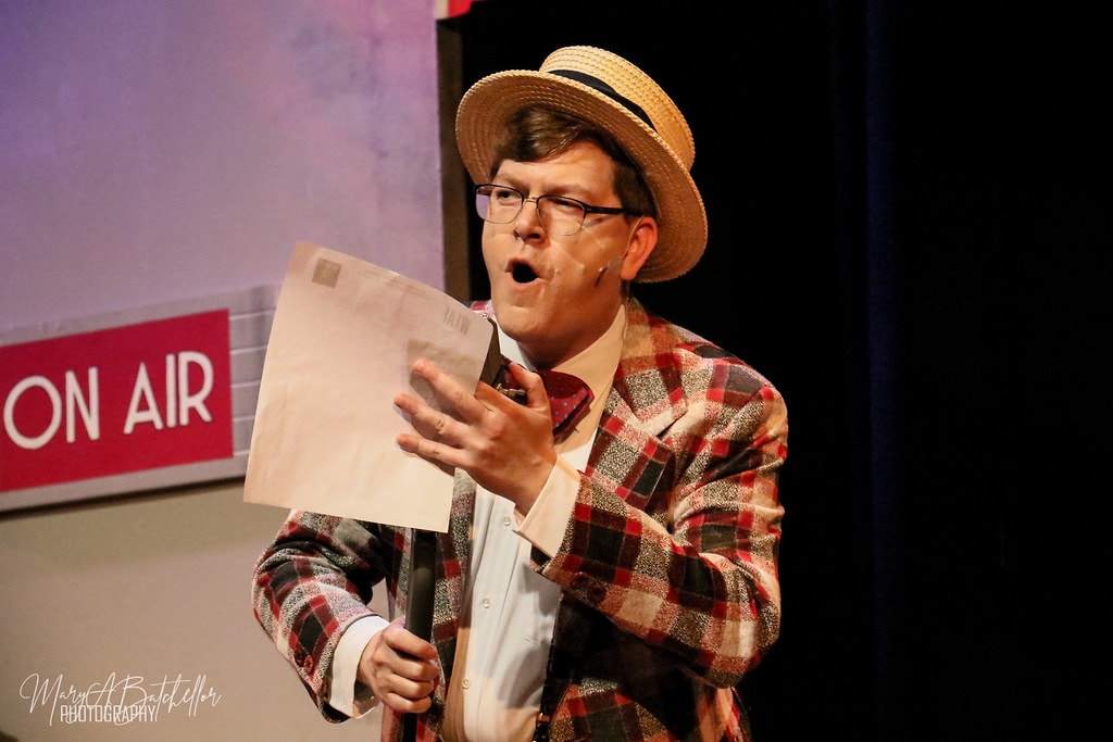 Annie — Bert Healy performs a second angle of his solo at the radio broadcast set