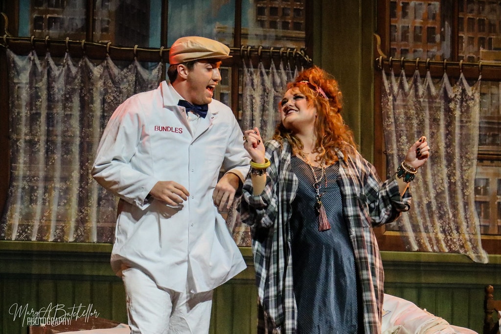 Annie — Bundles the laundry man dances with Miss Hannigan in the orphanage set