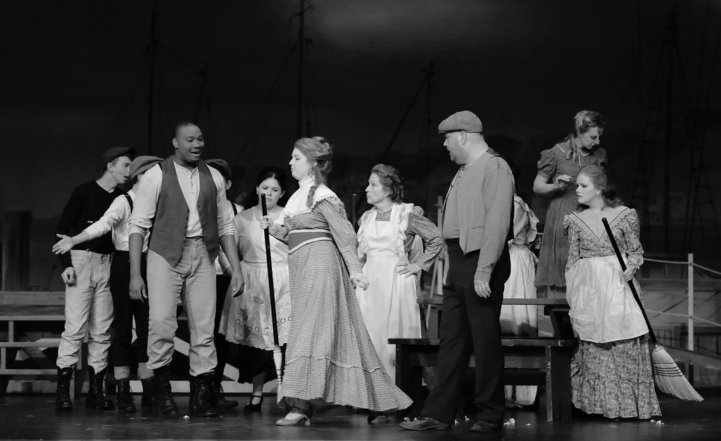 Ensemble cast at the waterfront — Carousel
