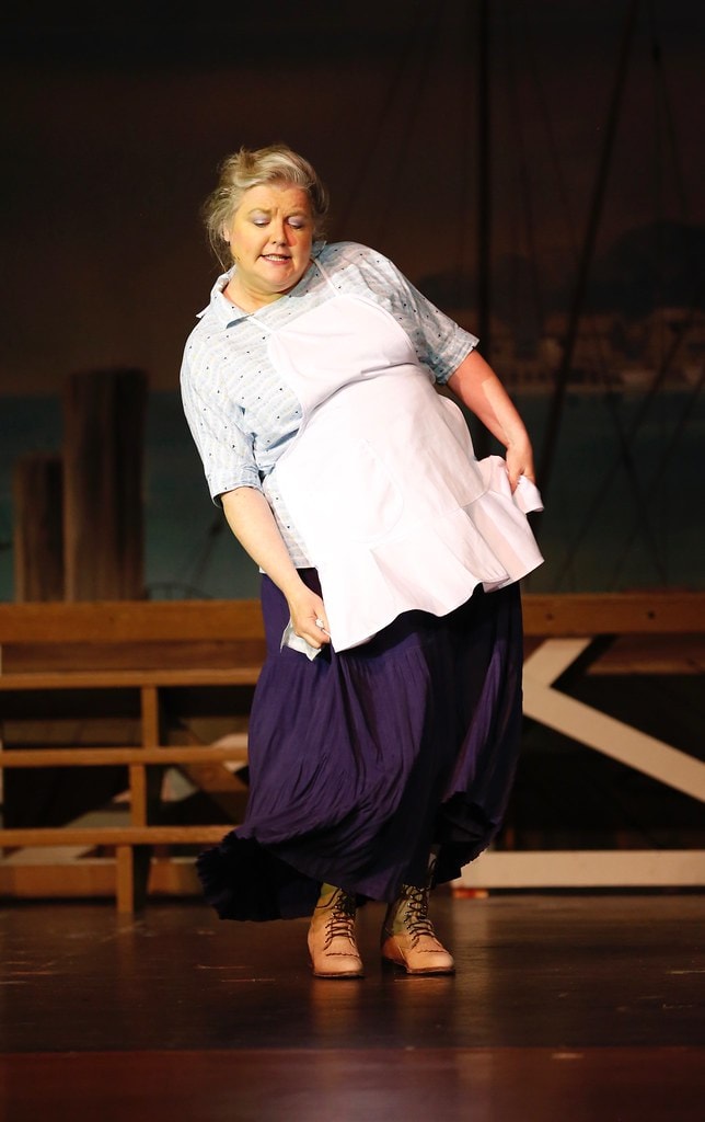Nettie Fowler performing solo on stage — Carousel