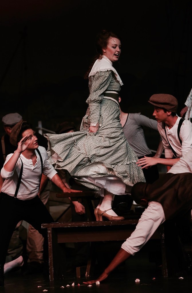 Julie Jordan dancing on the bench — Carousel