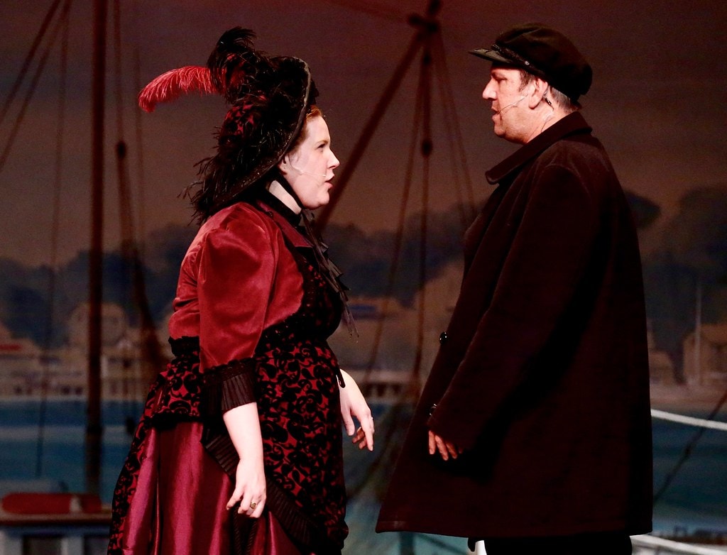 Mrs. Mullin and Billy face to face at the dock — Carousel