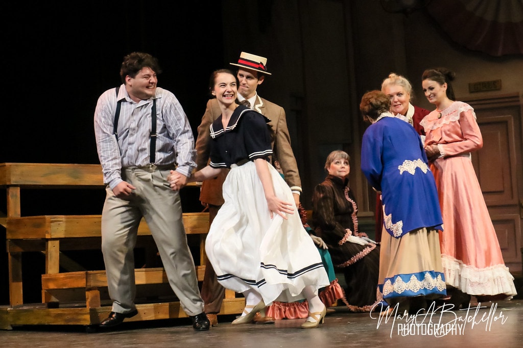 The Music Man — Harold Hill and Marian laugh together