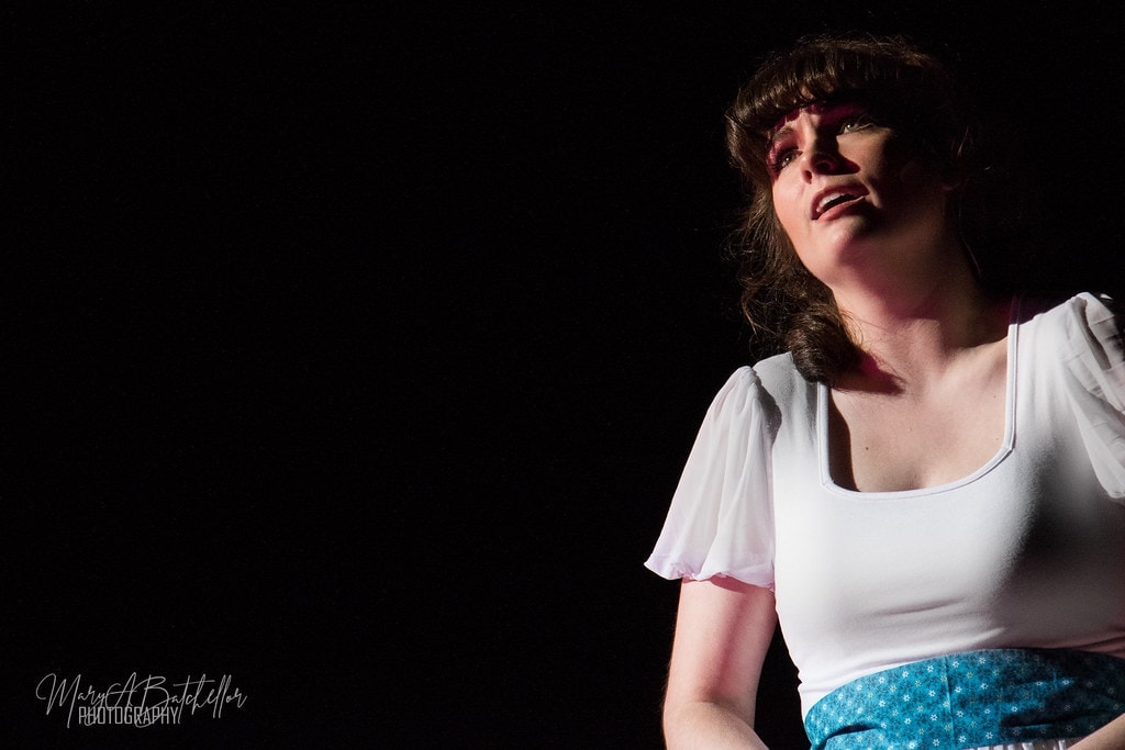 Oklahoma! — Laurey close-up portrait on stage