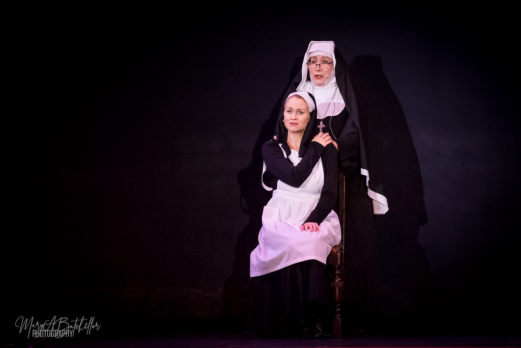 The Sound of Music — Maria in novice habit with the Mother Abbess