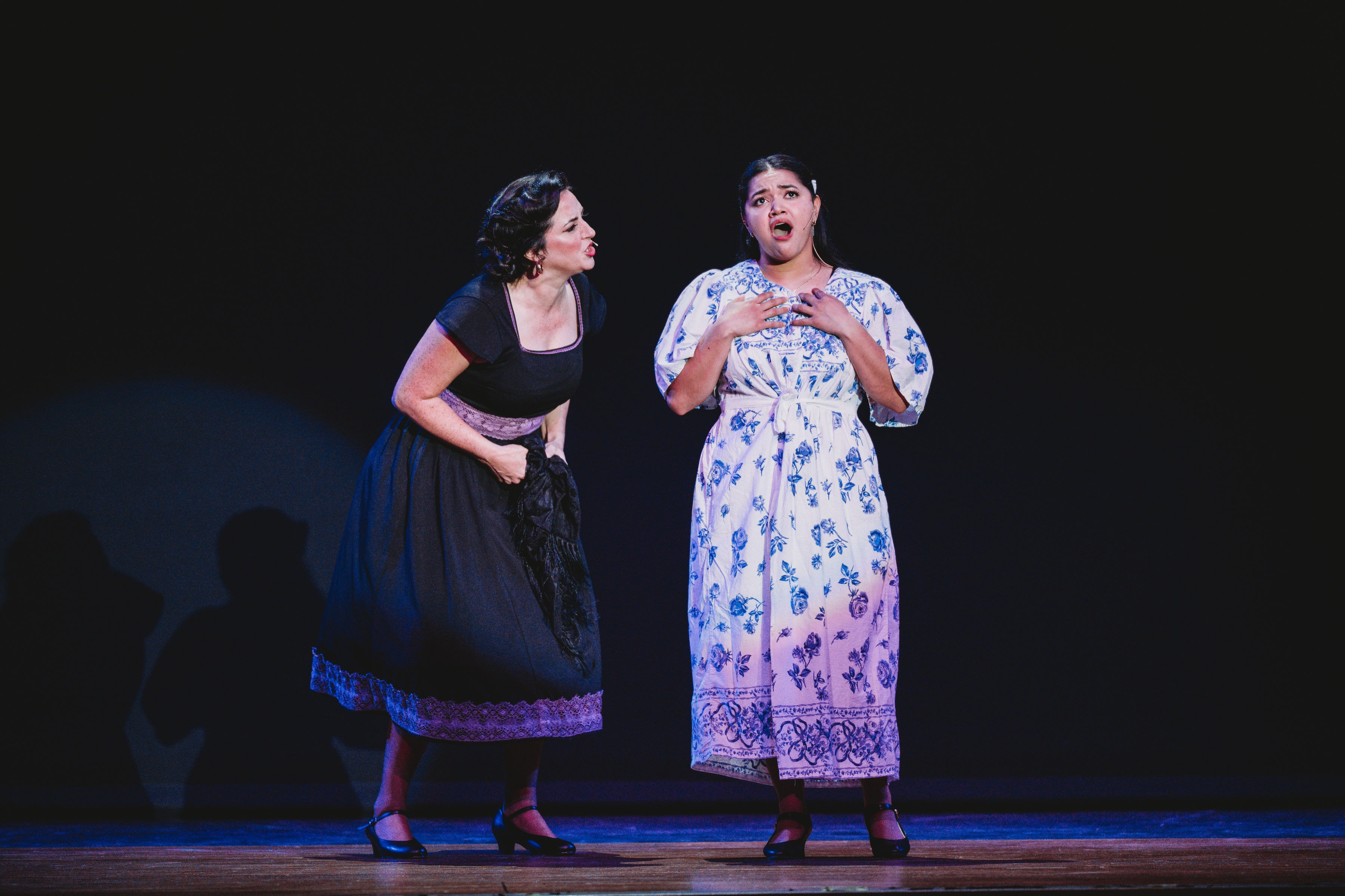 West Side Story 2026 - Anita and Maria in dramatic confrontation scene